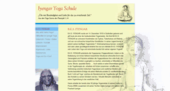 Desktop Screenshot of iyengar-yoga-schule.de